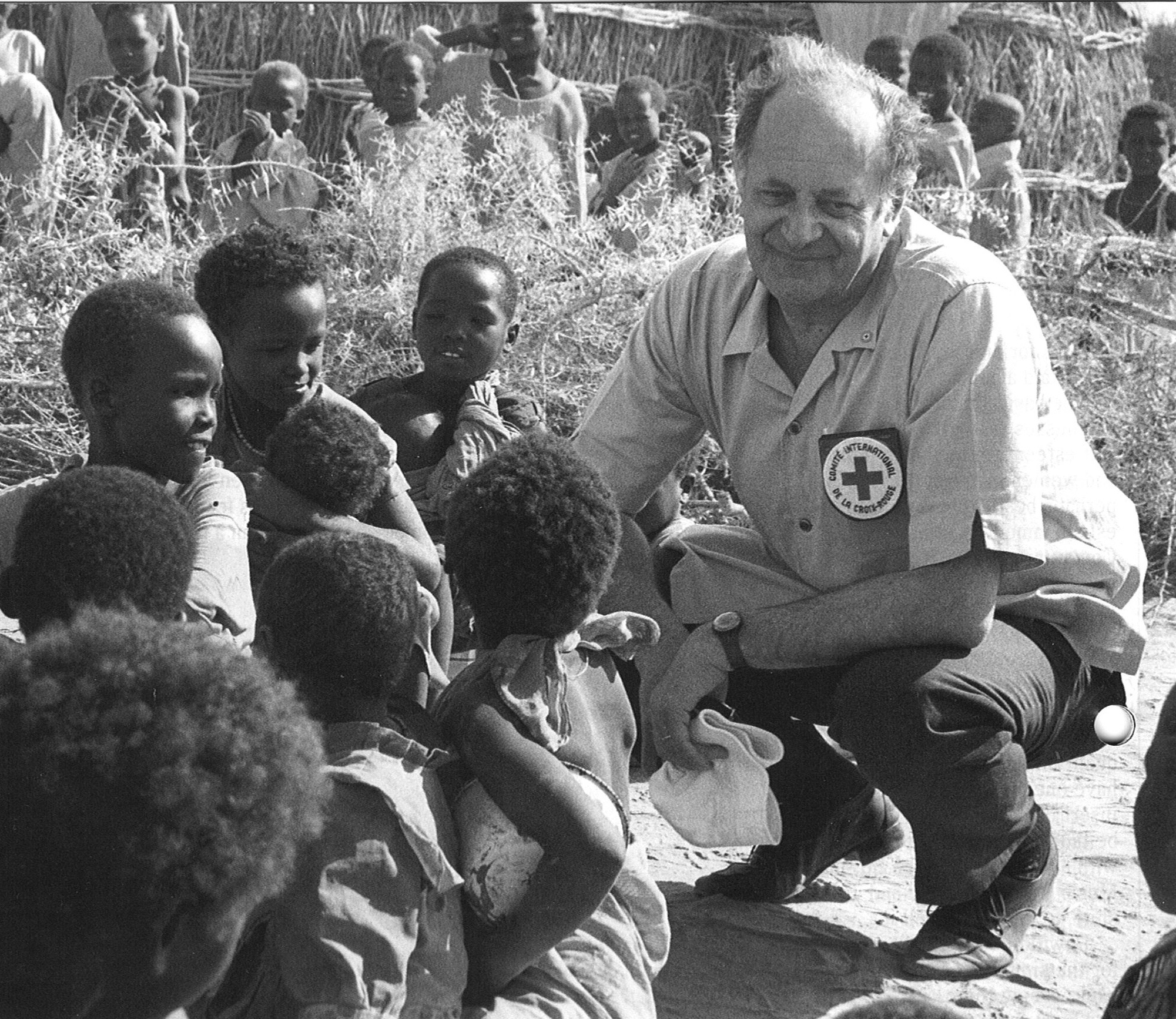 With children in Somalia while President of the ICRC